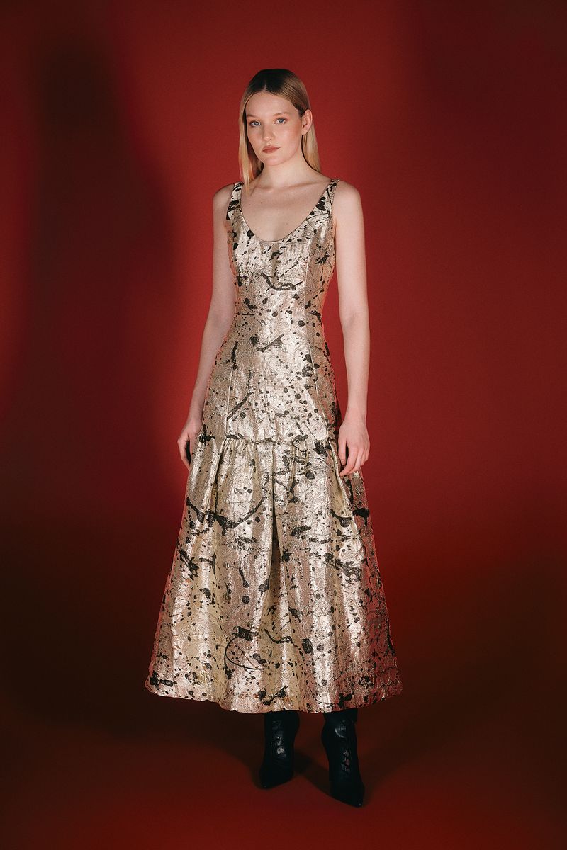 VESTIDO CELESTE