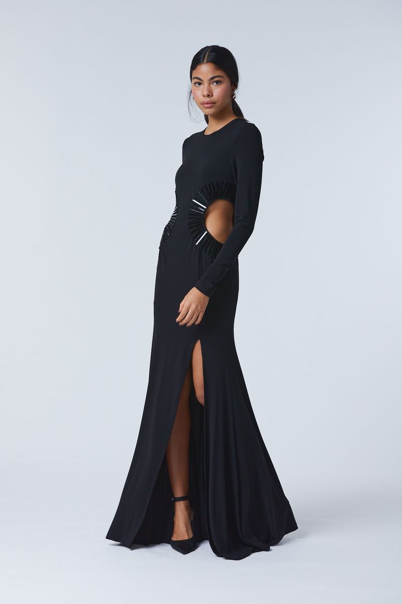 VESTIDO MANGA LONGA JAQUELINE