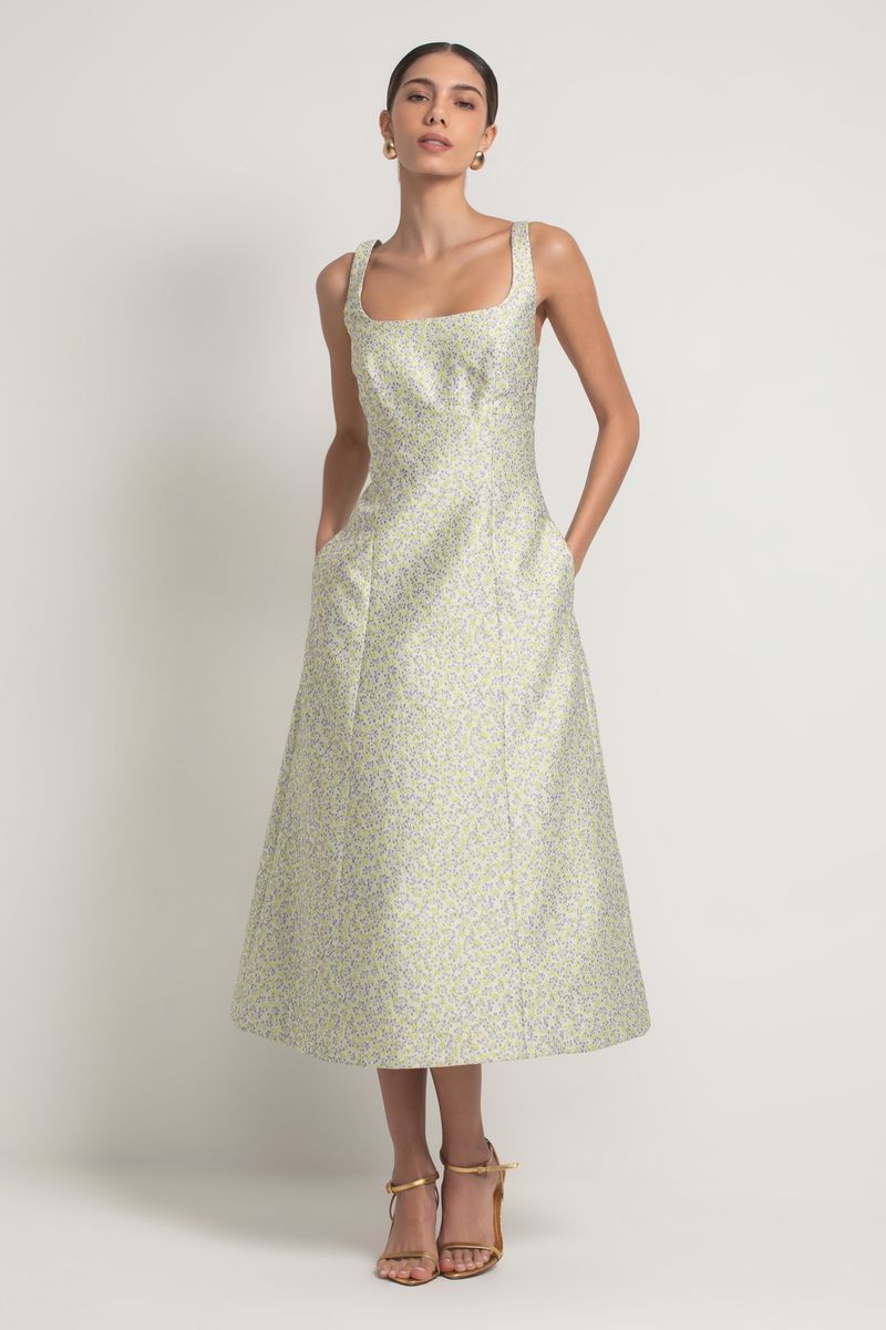 VESTIDO MIDI ALÇAS ISIS