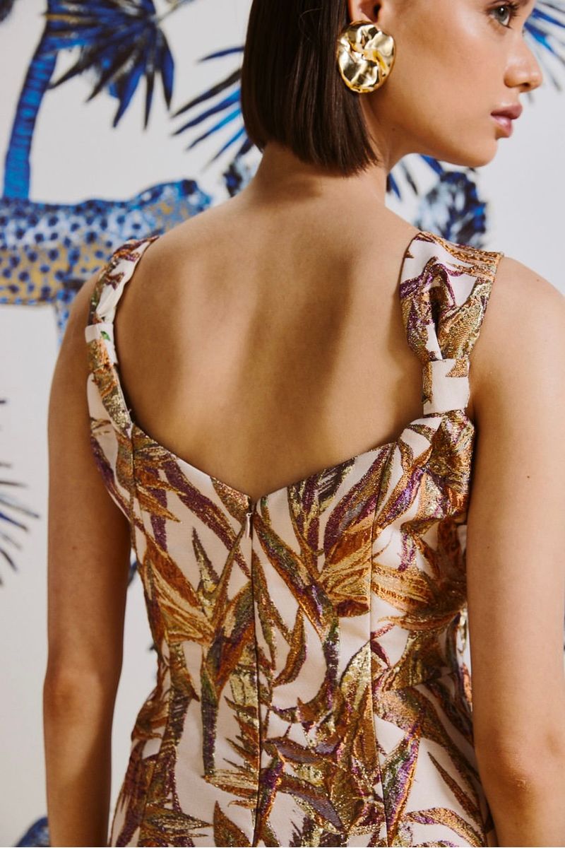 VESTIDO MIDI LUANA C/ FENDA